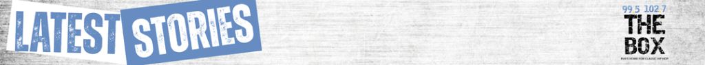 Latest Stories banner with blue background and white text